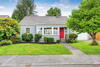 a house with a lawn in front